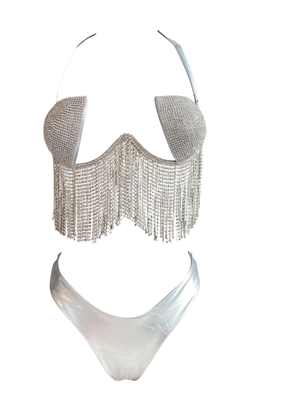 Silver So Icy Girl Crystal Set